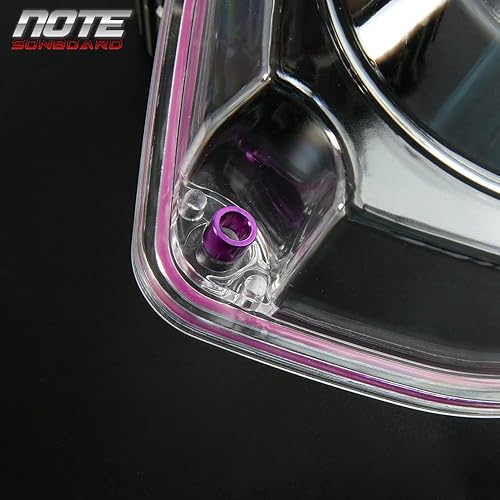 Miniatura 5 de PIT66 Polea transparente de la cubierta de la correa dentada del engranaje de la leva compatible con Nissan Skyline R32 R33 GTS RB25DET