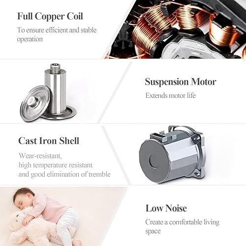 Miniatura 6 de WiseWater Bomba de circulación de 110 V con temporizador 130 W 12.86 GPM Bomba de recirculación de agua caliente con brida FNPT de 1 pulgada bomba