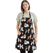 Ladybird Line 655 Unisex Dog Groups Waterproof Apron, Hair Bleach Resistant, Adjustable Neck Band, Breathable Mesh Lining