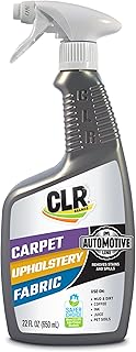 CLR Brands Automotive Carpet, Upholstery & Fabric Cleaner, 22 oz. Spray Bottle, Fast-Acting Stain Remover, Cleans Mud, Coffee, Ink, Blood and More, Automotive Carpet and Upholstery Cleaner