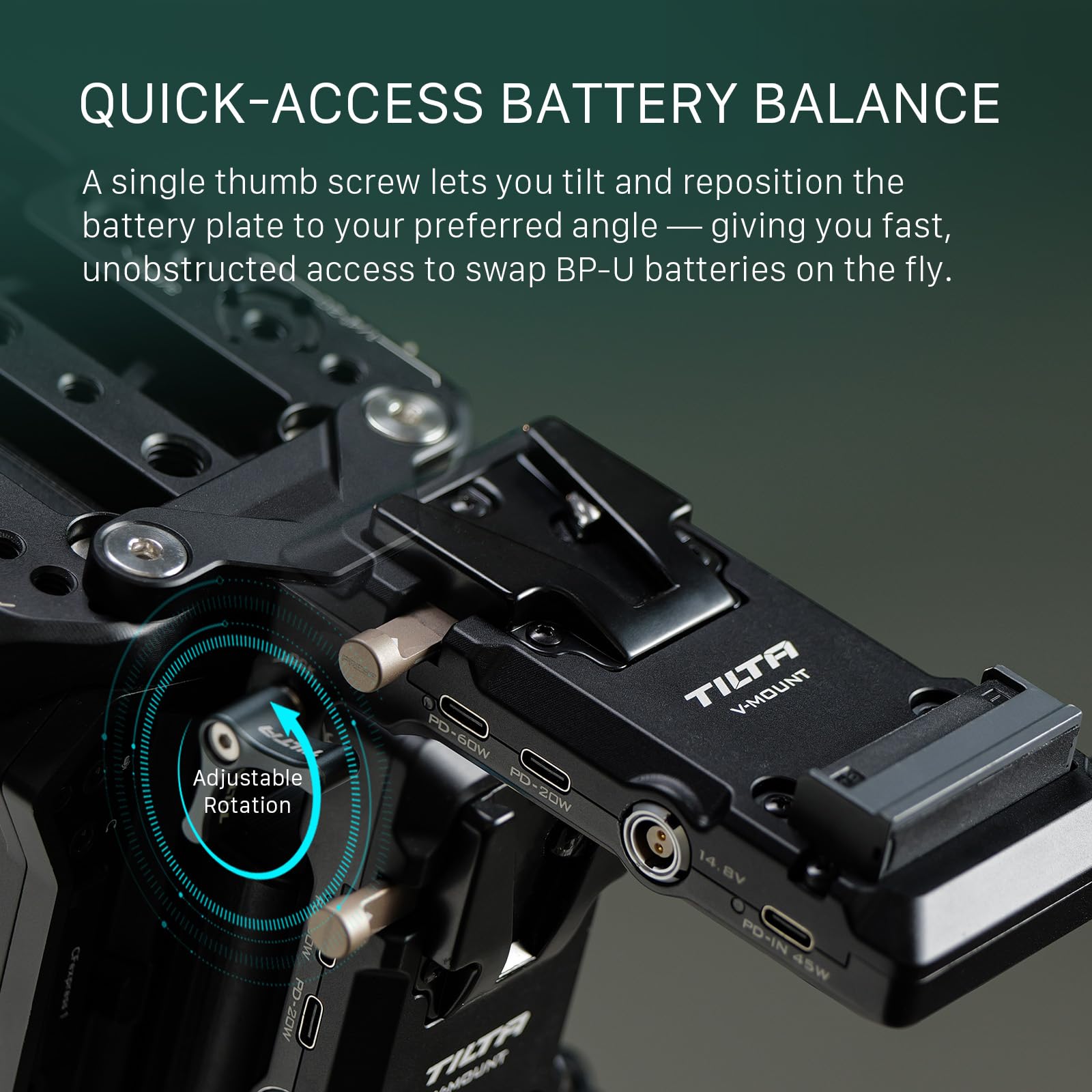Amazon.com : Tilta Foldable Battery Plate Compatible with Amazon.com : Tilta Foldable Battery Plate Compatible with