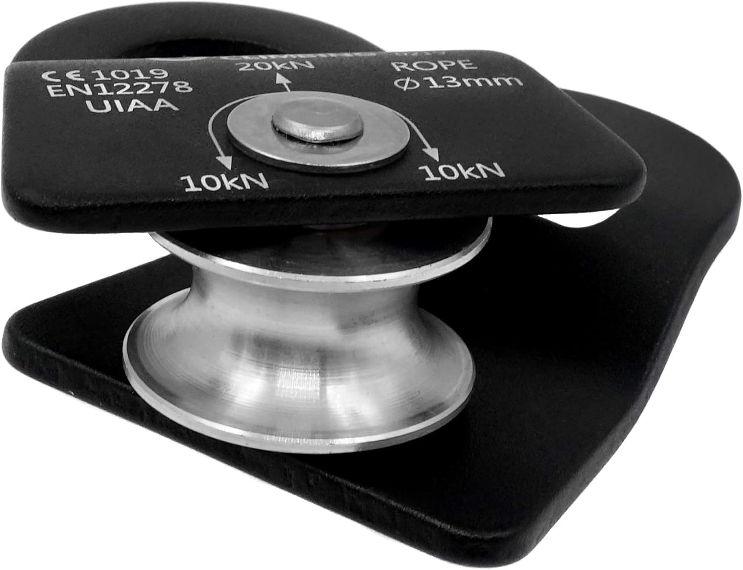 GM CLIMBING 20kN UIAA Certified Black Micro Prusik Minding Pulley 1/2" (Pack of 2(Black)) : Sports & Outdoors