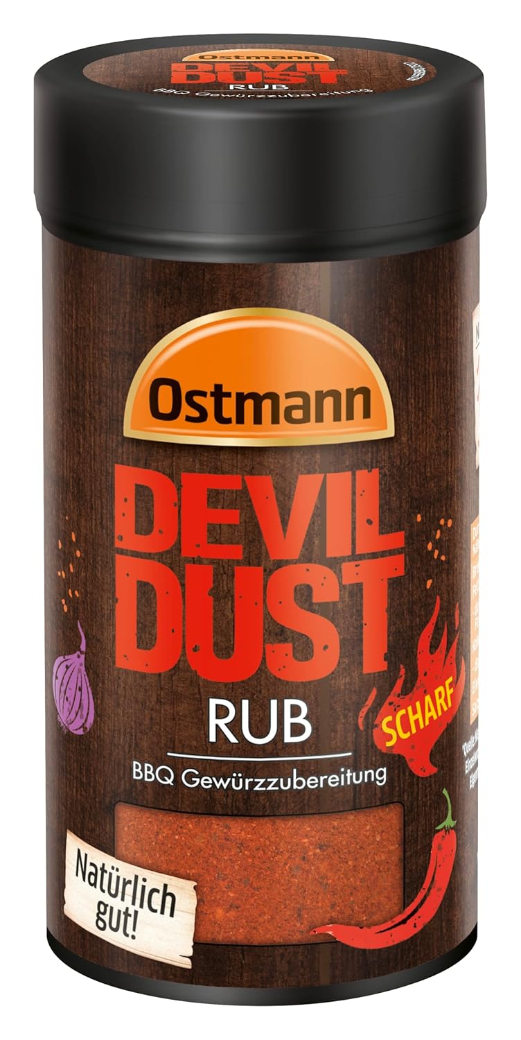 Ostmann Gewürze - Devil Dust | BBQ Rub Gewürzzubereitung | Scharfe ...