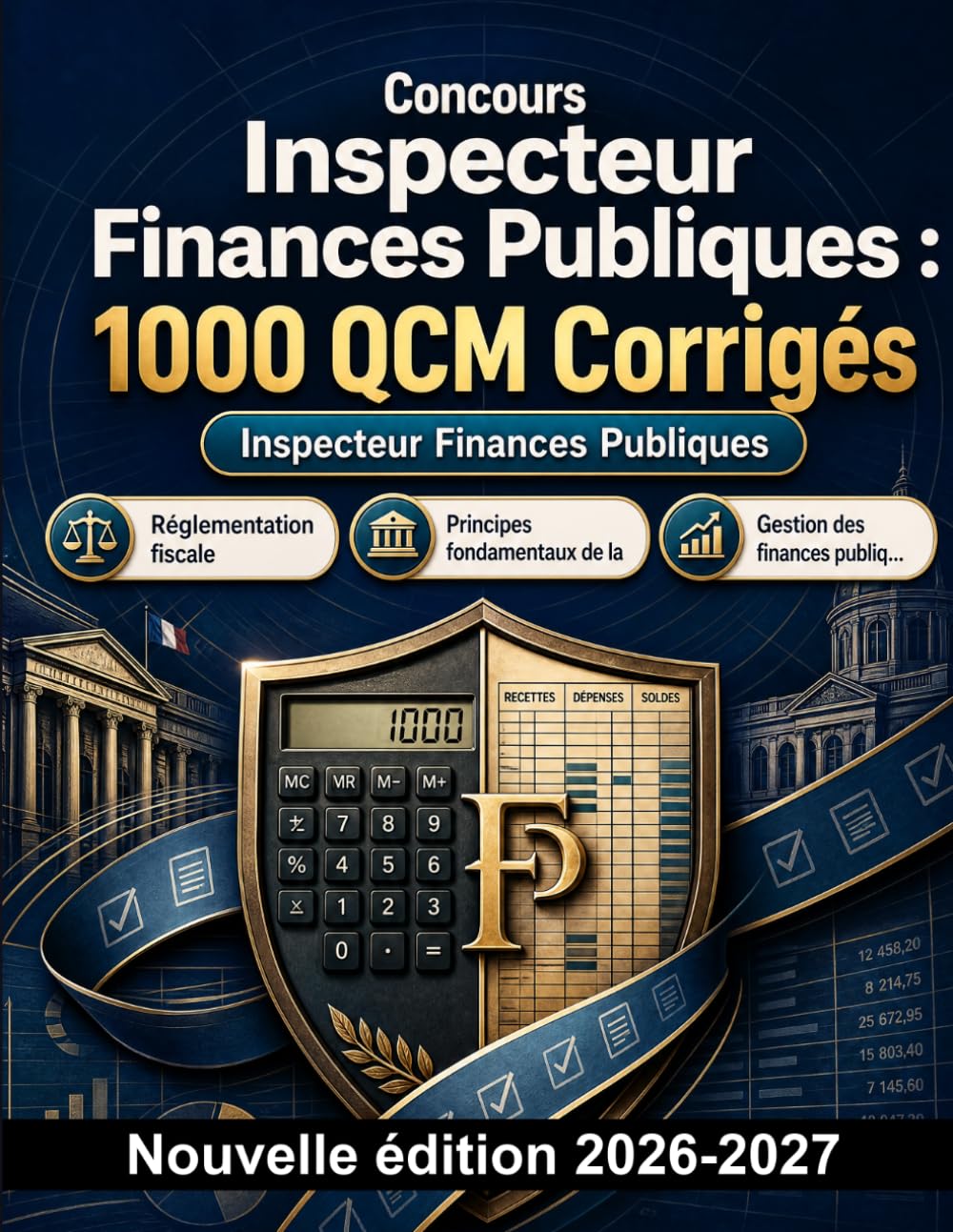 Concours Inspecteur Finances Publiques : 1000 QCM Corrigés: Maîtrise de la fiscalité des entreprises, comptabilité publique et procédures de recouvrement : préparation aux épreuves