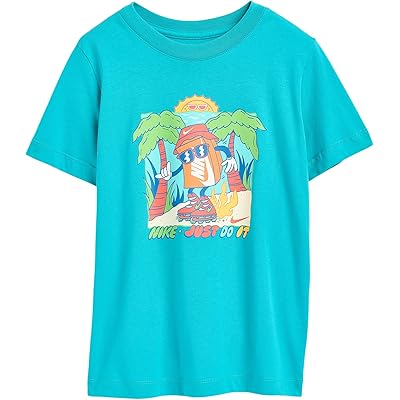 Мужская рубашка Nike Kids Tee Boxy 3 (Little Kids/Big Kids) dusty cactus