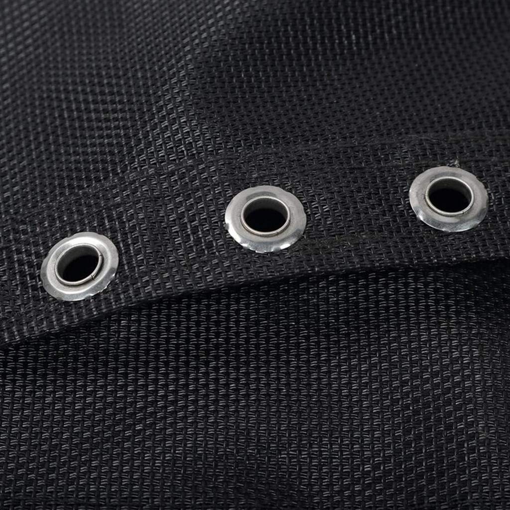 perfk Tessuto di Ricambio per Sedie a gravità Zero 63x17 Pollici Supporto Peso 200 kg, Nero