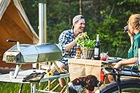 Vista 9 de Ooni Karu 12 - Horno de pizza al aire libre multi-combustible – Pizzas de 30 cm en 60 segundos - Horno de pizza portátil de leña y gas con piedra