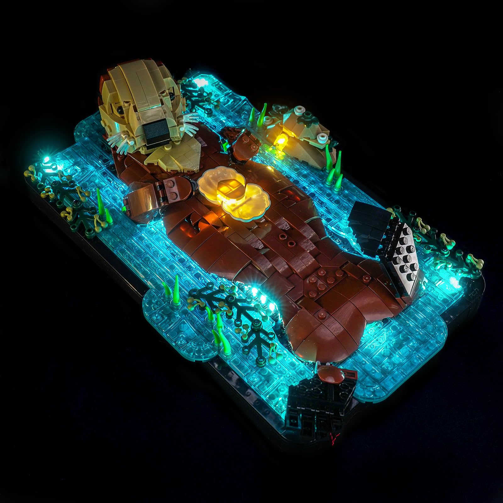 Light Kit Compatible with Lego 21366 Floating Sea Otters (No Model), Decoration Lighting Set Compatible with Lego Floating Sea Otters Building Blocks Model โ image 1