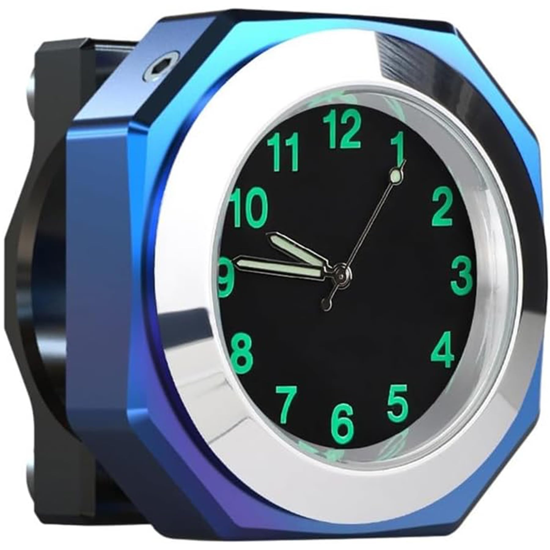 YeahBoom Motorraduhr für Lenker Wasserdicht,Motorrad Lenkeruhr,Fahrraduhr für Lenker,Lenkeruhr Motorrad,Motorrad-Uhren,wasserdichte Nachtleuchtende,Lenkerhalterung Uhr für Motorräder Elektrofahrzeuge