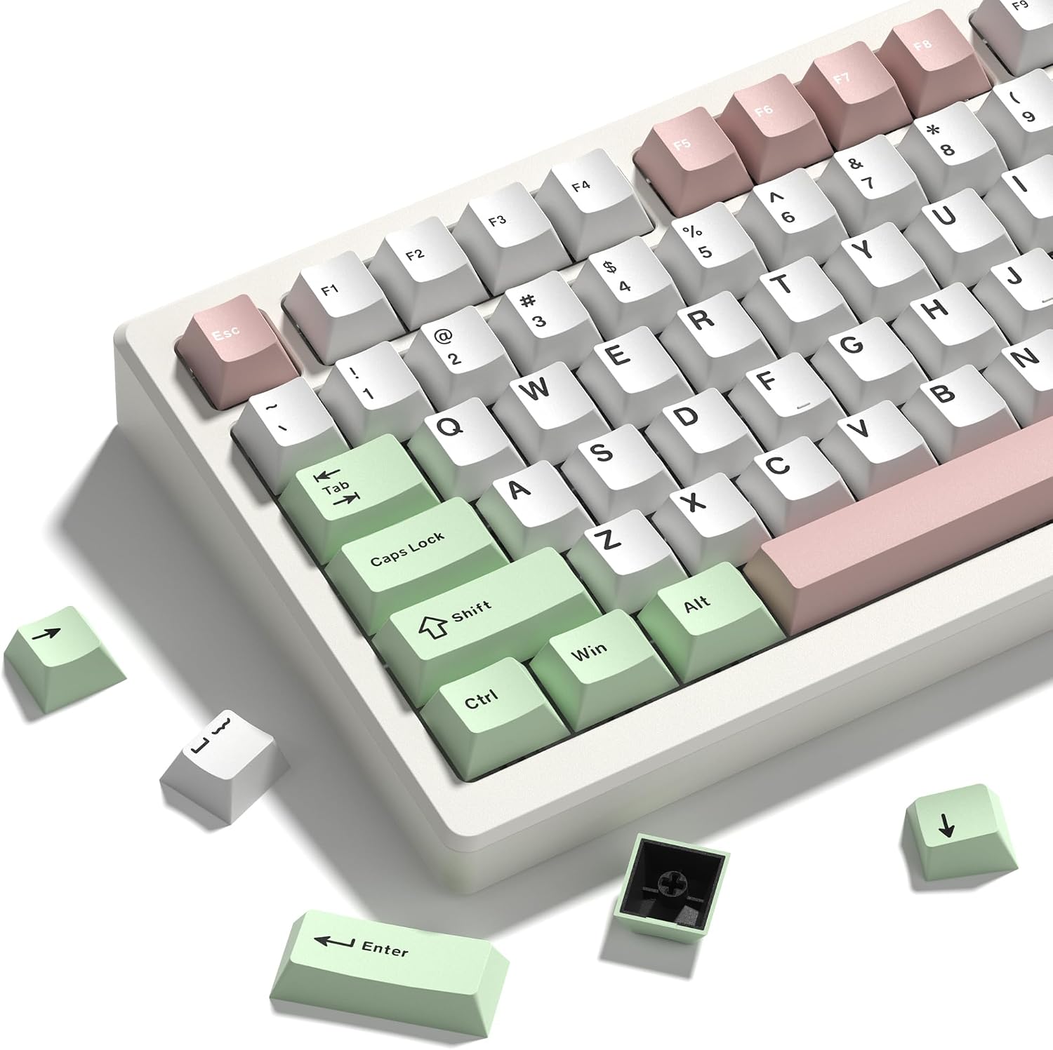 dagaladoo Double Shot PBT keycaps Set, Cherry Profile Keyboard Keycaps