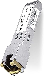 1G SFP RJ45 Copper Transceiver, 1000Base-T Mini GBIC, 1.25G SFP to Ethernet Module, for Cisco GLC-T/SFP-GE-T, Meraki MA-SFP-1GB-TX, Ubiquiti UF-RJ45-1g, Fortinet and More