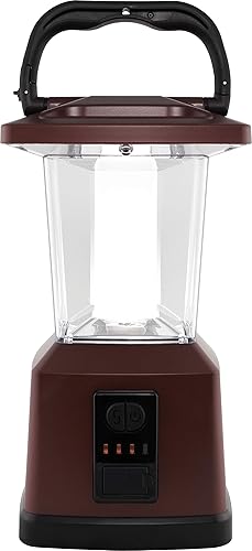 Miniatura 12 de Enbrighten Linterna recargable LED de doble potencia que cambia de color, banco de energía USB, 4400 mAh, 650 lúmenes, regulable, 425 horas, ideal