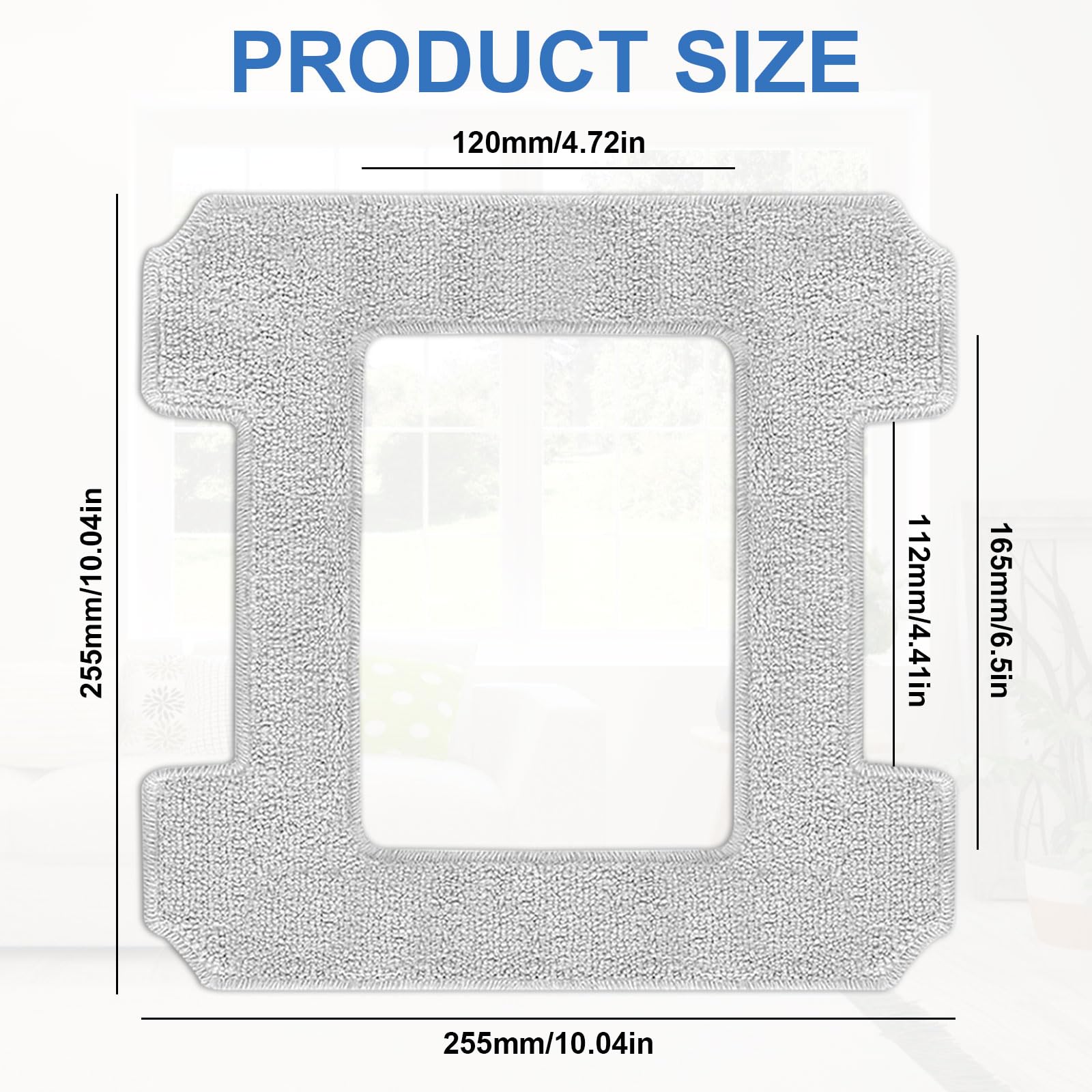 12 ściereczek do czyszczenia Ecovacs Winbot W1/ W1 Pro/ W2 Omni/ W2 Robot do czyszczenia okien, do usuwania kurzu i plam na oknach