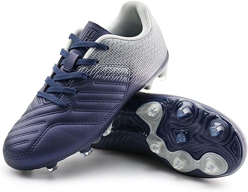 Miniatura 3 de Brooman - Zapatos deportivos con tacos para niños y niñas, zapatos de fútbol para usar al aire libre