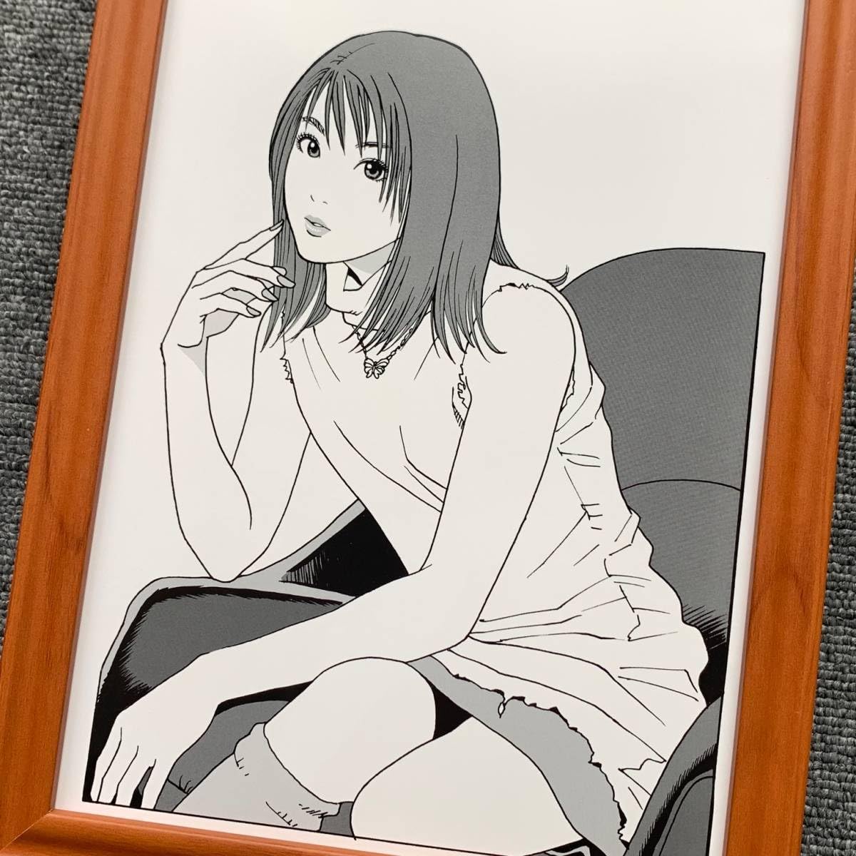 Amazon.co.jp: □江口寿史『2005年のひばりくん』B5サイズ 額