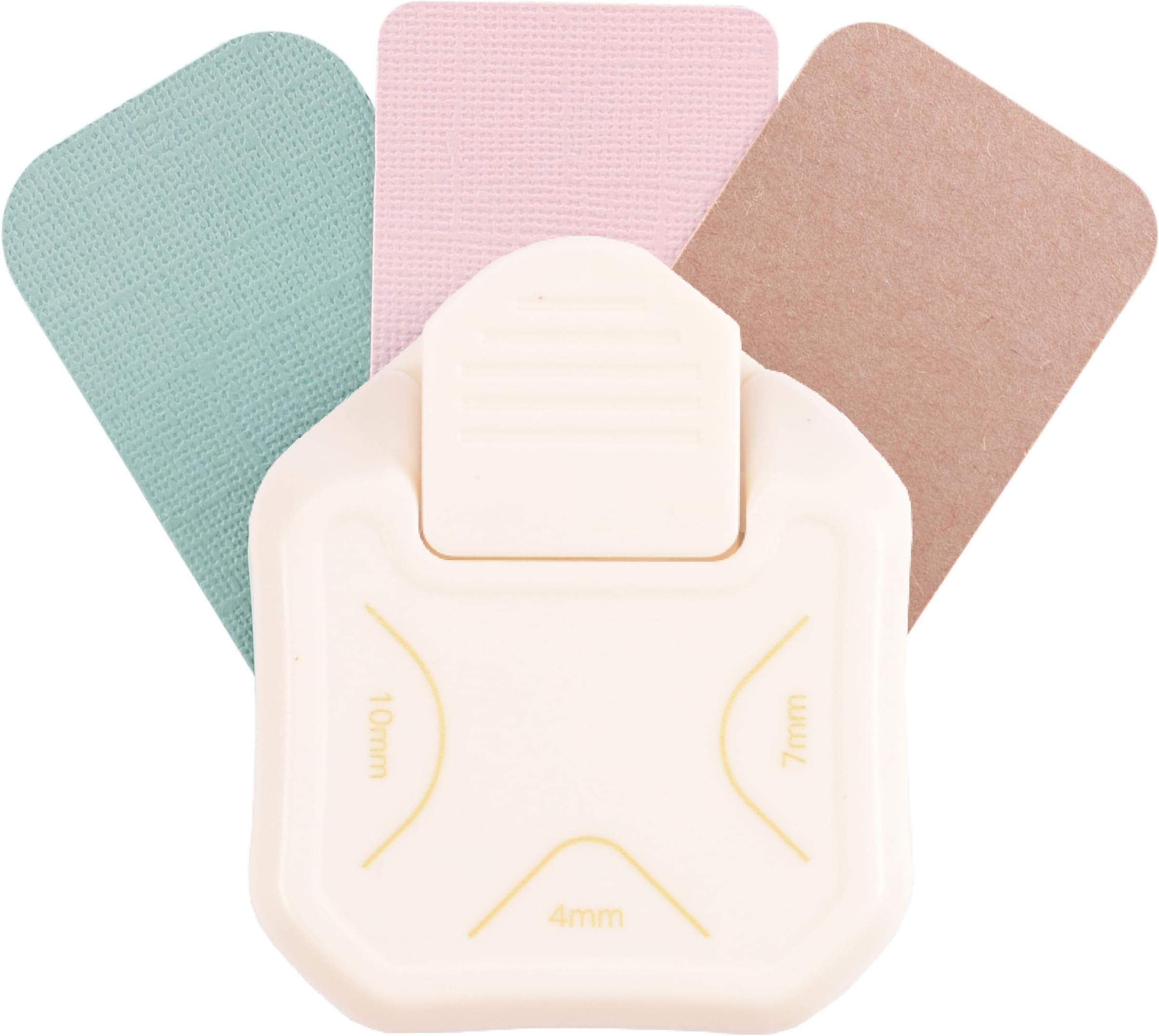 Vaessen Creative 3-in-1 Corner Rounder Punch - Rounded Corners - 4 / 7 / 10 mm - Card Making Supplies - Corner Cutter for Paper, Cards, Invitations and Scrapbook - Crafting Supplies