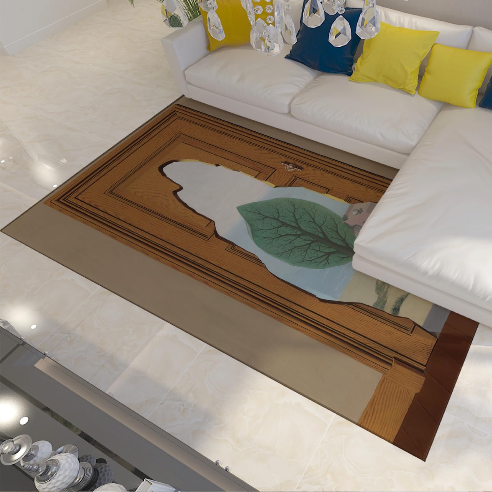 Tapis de chaise d'entrée pour un porche moderne et accueillant