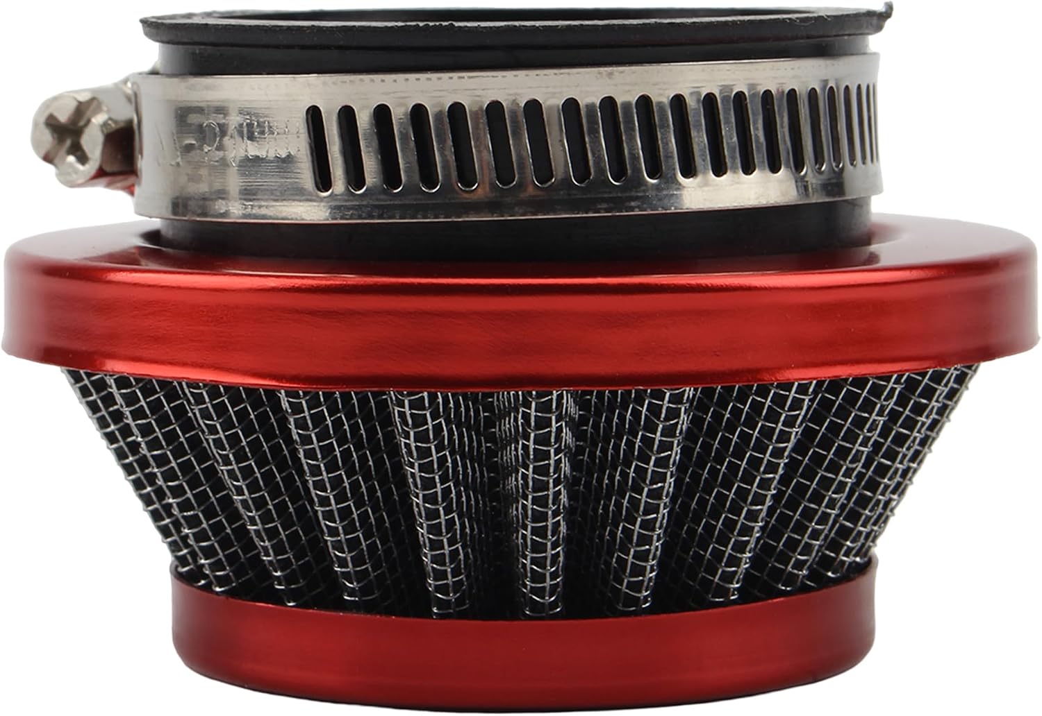 42mm 43mm 44mm Red Air Filter Compatible with 2 Stroke 47cc 49cc Mini Dirt Pit Bike ATV 4 Wheeler Quad