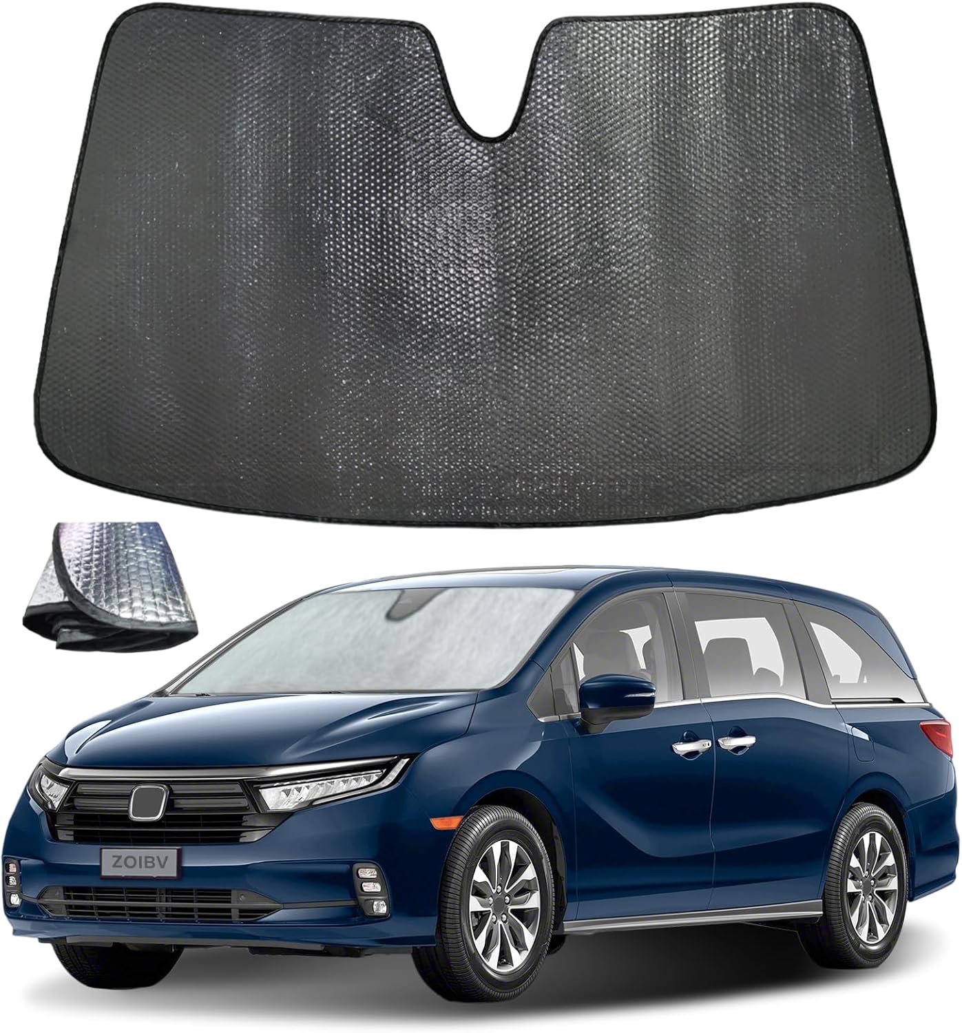 Windshield Sun Shade for 2018-2023 Chevrolet Traverse LS LT RS Redline Premier High Country SUV - 5-Layer Bubble Front Window Shade Sun Visor Accessories - Blocks Heat & UV Rays?? For Chevrolet Traverse 2018-2023 ( 2 pack)