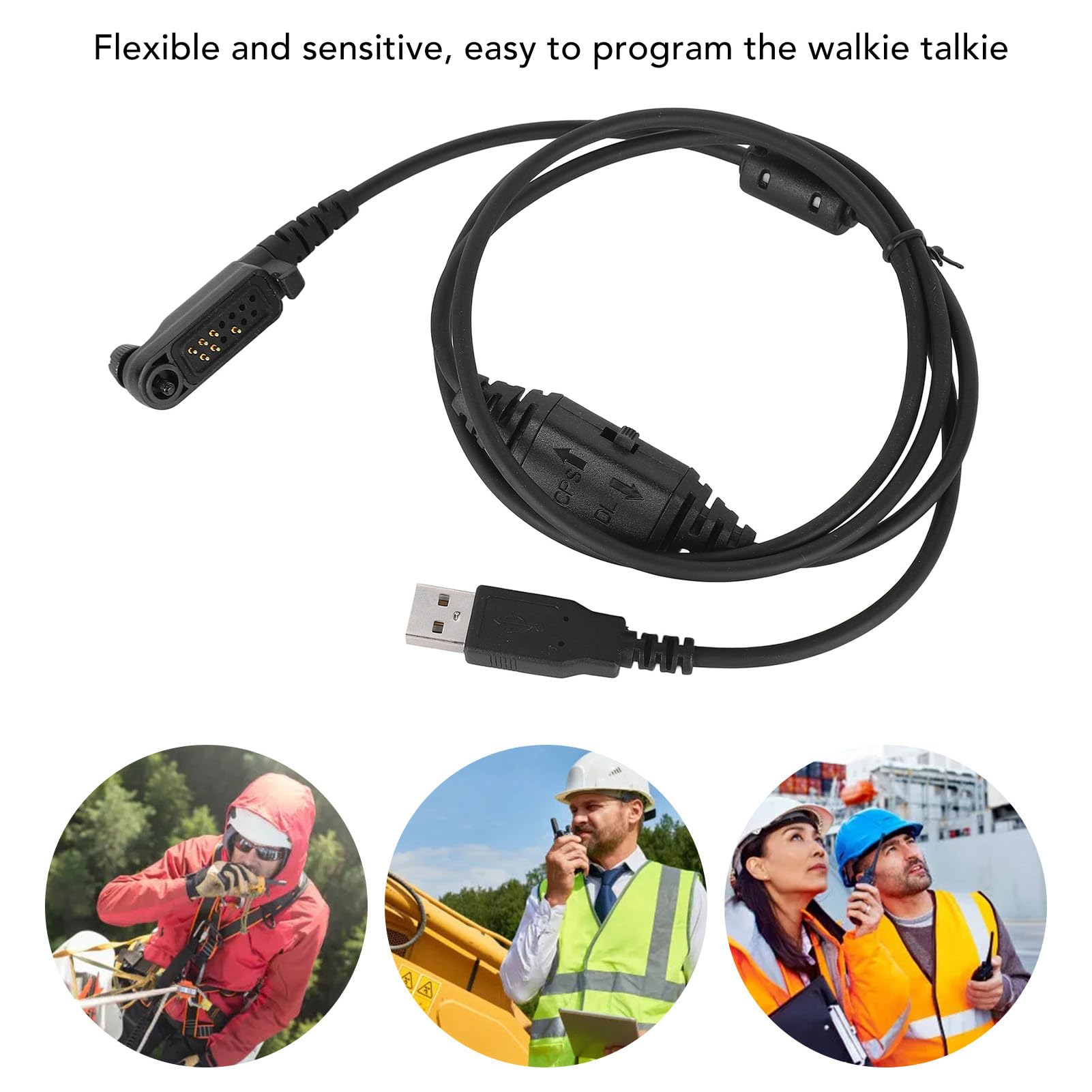Cavo di Scrittura Frequenza Walkie Talkie, Cavo di Programmazione USB PC45, Linea Frequenza di Scrittura USB Interphone, Cavo Dati Plug and Play, per Hytera