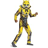 Disguise Bumblebee Muscle Costume for Kids, Official Transformers Rise of the Beasts Padded Costume and Mask