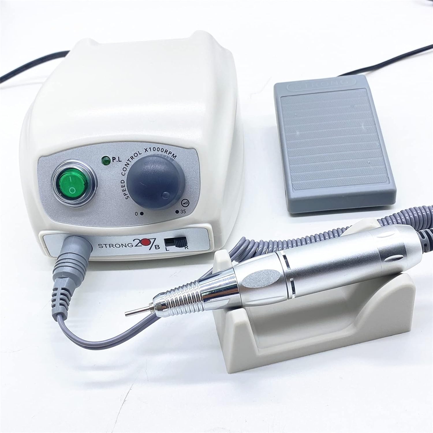 ZYC 65W Control Box 35000 RPM Nail Drill Nails Art Tool Handpiece Nail File Equipment Manicure Machine Nail File Set,B