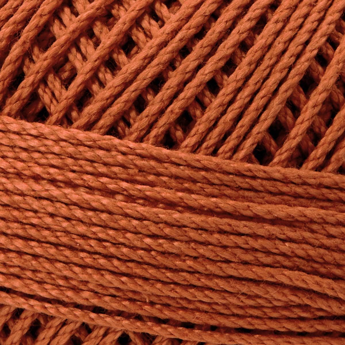 Handy Hands Lizbeth Cordonnet Cotton Size 3-Harvest Orange Medium