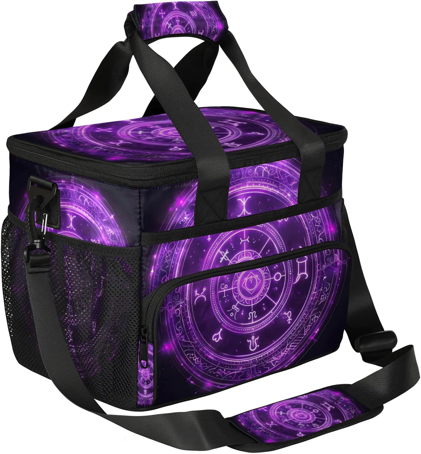 Horoscopes Insulated Picnic Backpack Lunch Box for Women Men Picnic Basket Tote Lunch Bag Picnic Bag Portable Lunch Bags for Picnic, Beach, Work, Trip,Office, Camp