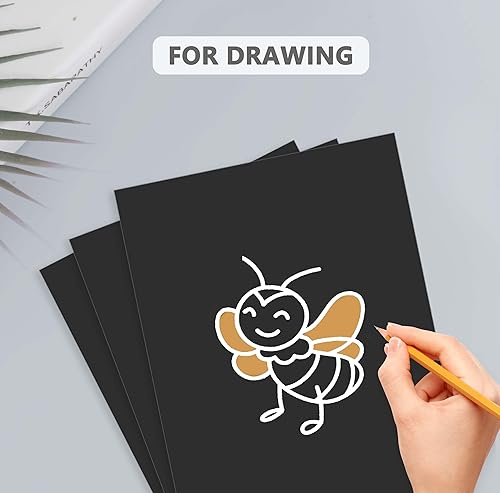 Miniatura 3 de Somime Paquete de 12 alfombrillas de respaldo solamente - 8x8 alfombrillas negras sin cortar, tablas de respaldo sin ácido, ideal