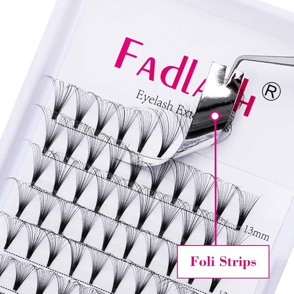 Russian Volume Lashes 16D 0.07 C Curl Mix Tray - Premade Fan Lashes (8-14mm) - 3