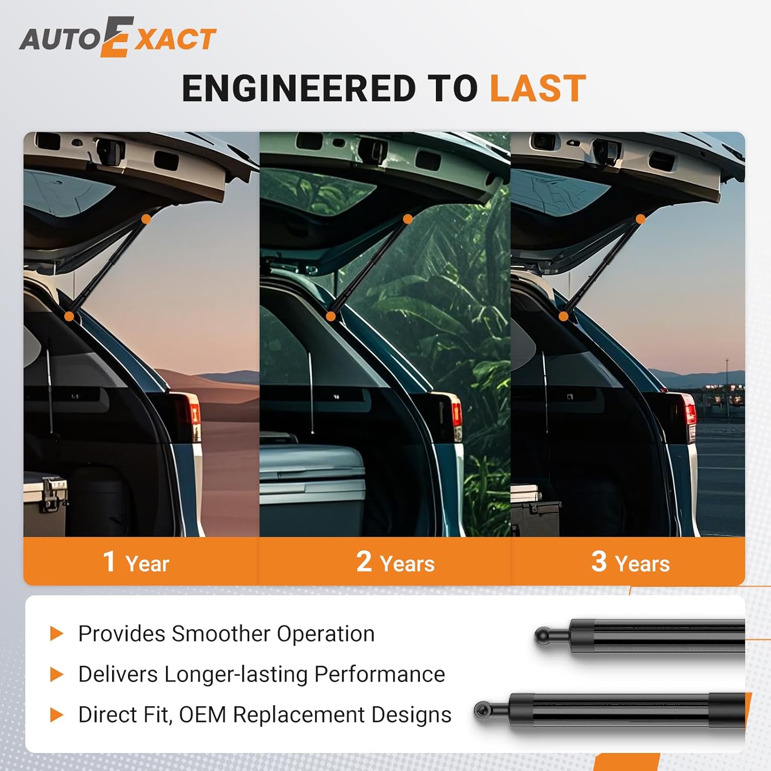 Power Liftgate Struts Fit for 2013-2018 Toyota Rav4, Electric Liftgate Actuator, Rear Hatch Lift Support, Trunk Tailgate Struts Shock Replacement 6892009010 6891009010 (Left & Right, 1Pair)