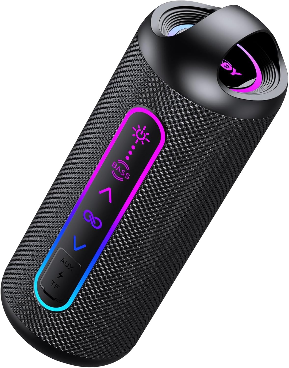 Wilody Portable Bluetooth Speaker, 20W Powerful Sound with EQ Modes, IPX6 Waterproof, 20H Playtime, Bluetooth 5.4, TWS, LED Lights, Portable Wireless Speakers for Home Party Camping Beach Outdoor