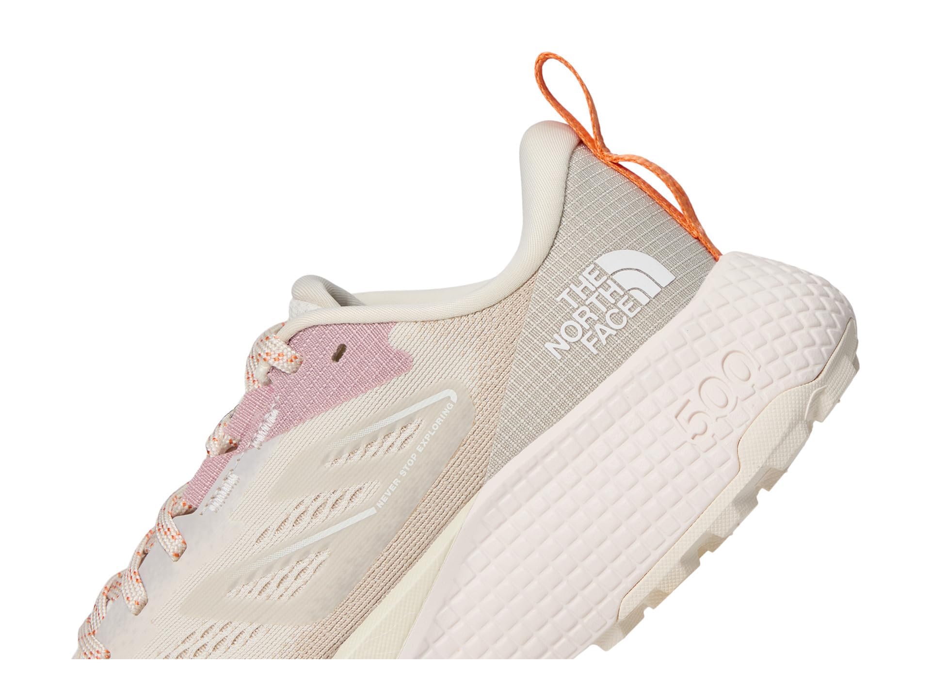 The North Face Altamesa 500 Zapatillas para Correr Zapatilla Trail Mujeres White Dune/Papaya