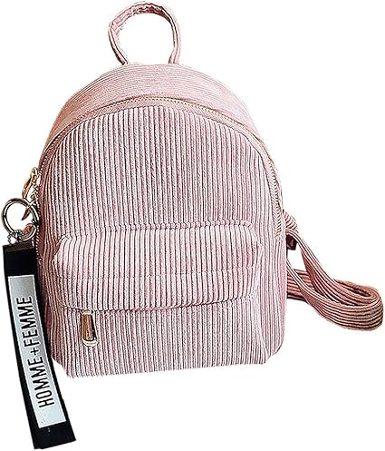 corduroy mini backpack