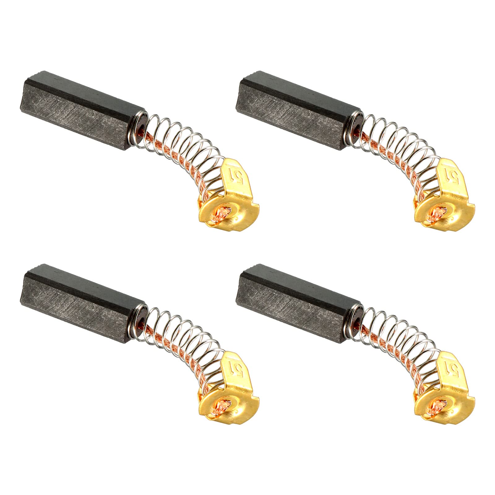 QUARKZMAN 20mm x 7mm x 6mm Carbonio Spazzola, Spazzola di Carbone di Ricambio 4pz Motore Carbonio Spazzola Carboncini Motore Elettrico per Utensili Elettrici