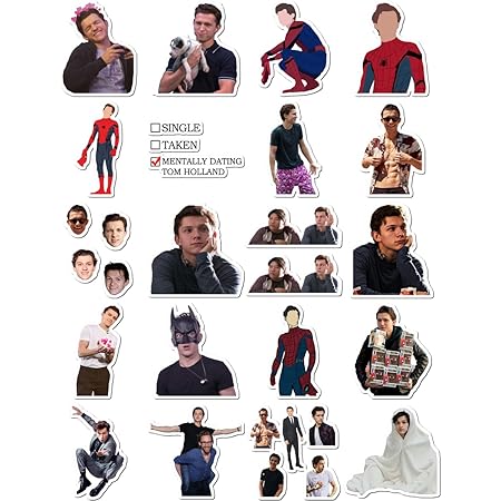 amazon com andrew garfield stickers for travel case 50pcs cool vinyl actor decal for teen girl water bottle laptop phone bike luggage bumper skateboard andrew garfield electronics