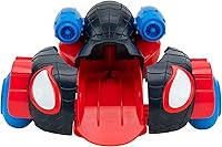 Vista 7 de Jazwares Marvel's Spidey y sus increíbles amigos Vehículo de disparo rápido (Miles Morales: Spider-Man) - Vehículo de disparo rápido 2 en 1