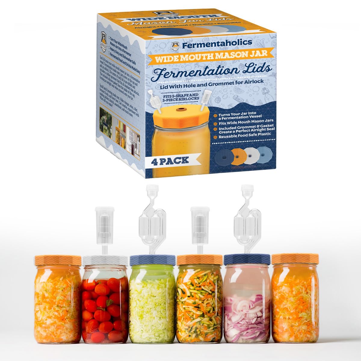 Muzrunq Airlocks Pour Fermentation - 3 Pièces Avec Bouchons En Caoutchouc Pour Bière, Vin, Choucroute Maison