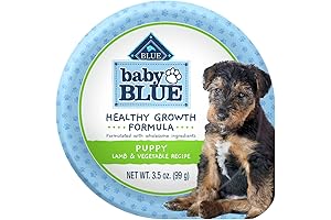 Blue Buffalo Baby BLUE Natural Puppy Wet Dog Food, Healthy Growth Formula...