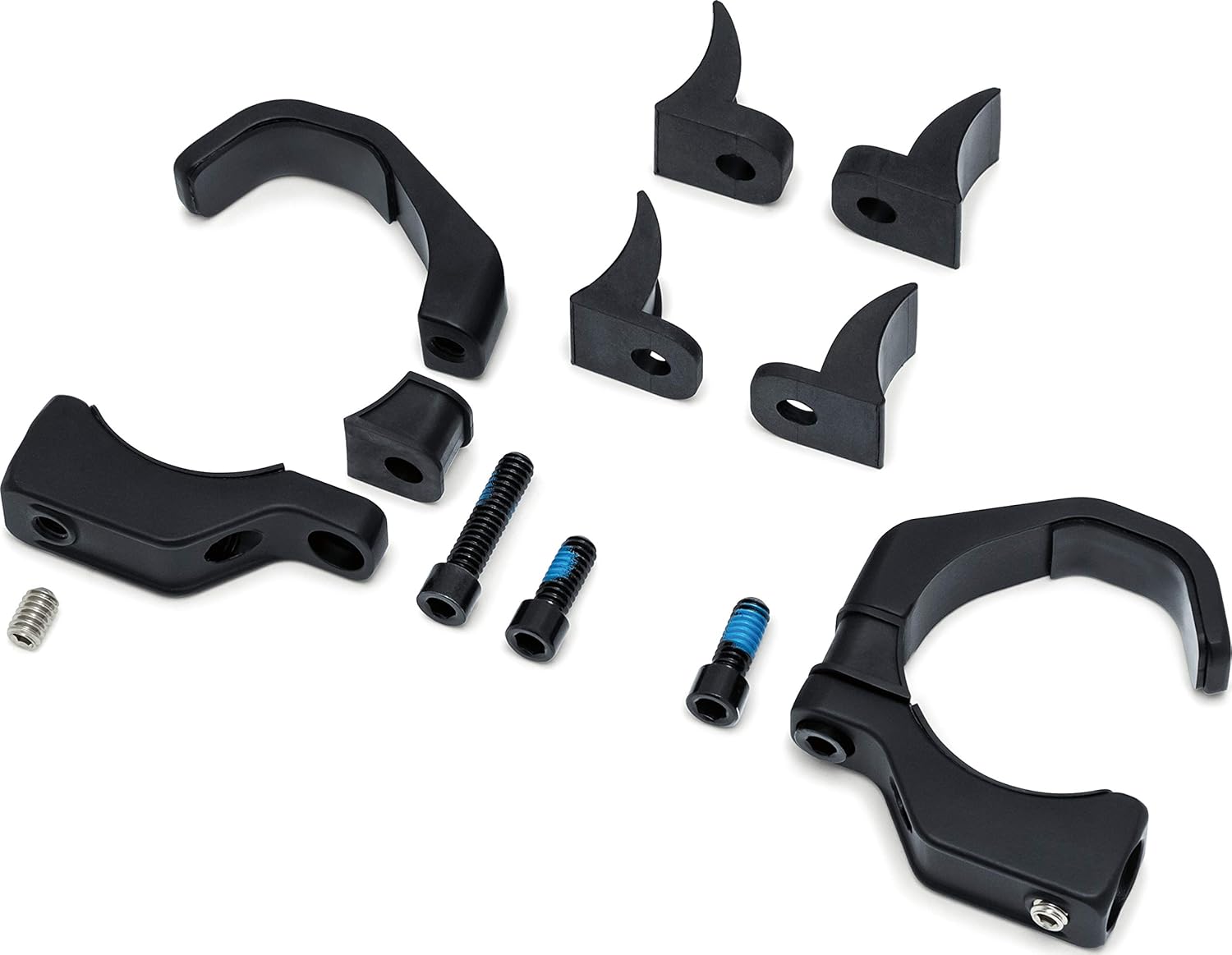 Kuryakyn 2579 Motorcycle Lighting Accessory: 39mm to 49mm Adjustable Fork Mounts for Custom Lights, Chrome, 1 Pair