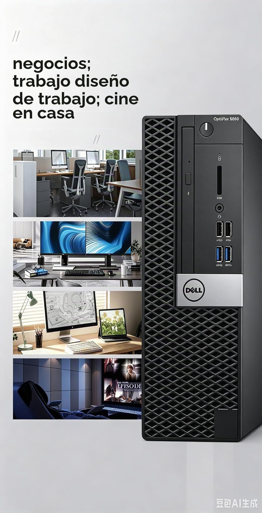 DELL Optiplex 5050 SFF - Ordenador de sobremesa (Intel Core i7-7700T, 16 GB de RAM, 512 GB SSD, USB WiFi+BT, Teclado QWERTY US, Windows 11 Pro (reacondicionado)