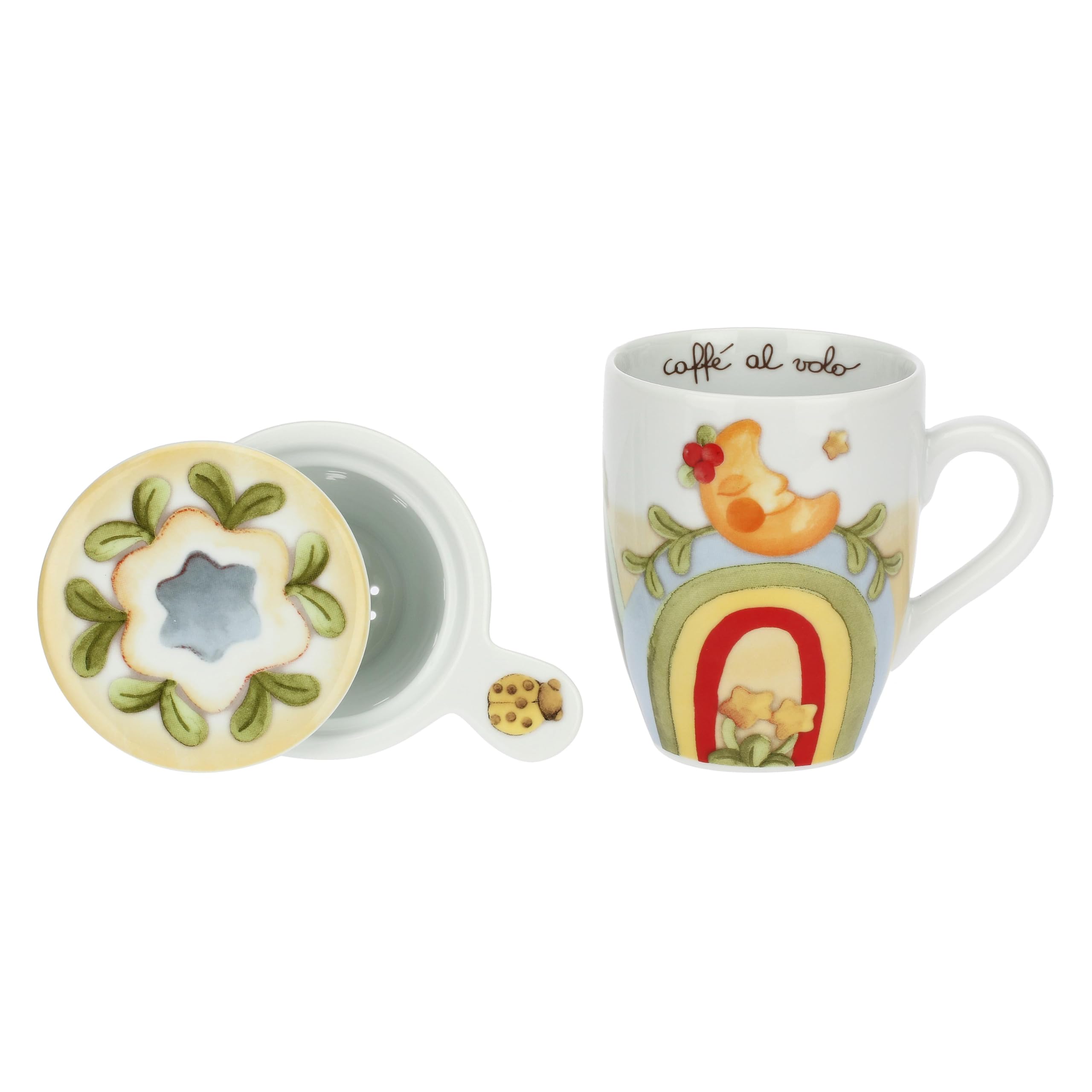 Tisaniera THUN Grace - Porcellana, 300 Ml, Con Filtro | Design 'Home Is Where Your Family Is' - Foto 9