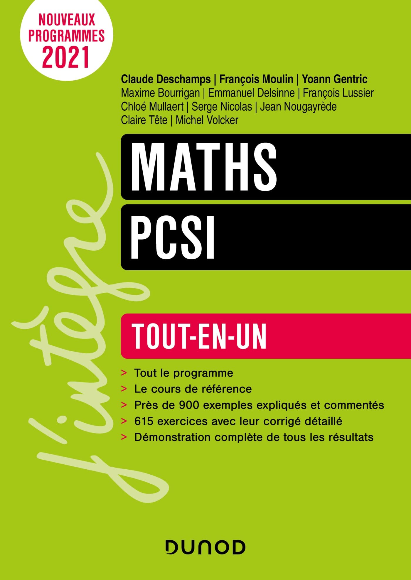 Maths PCSI - Tout-en-un: Tout-en-un