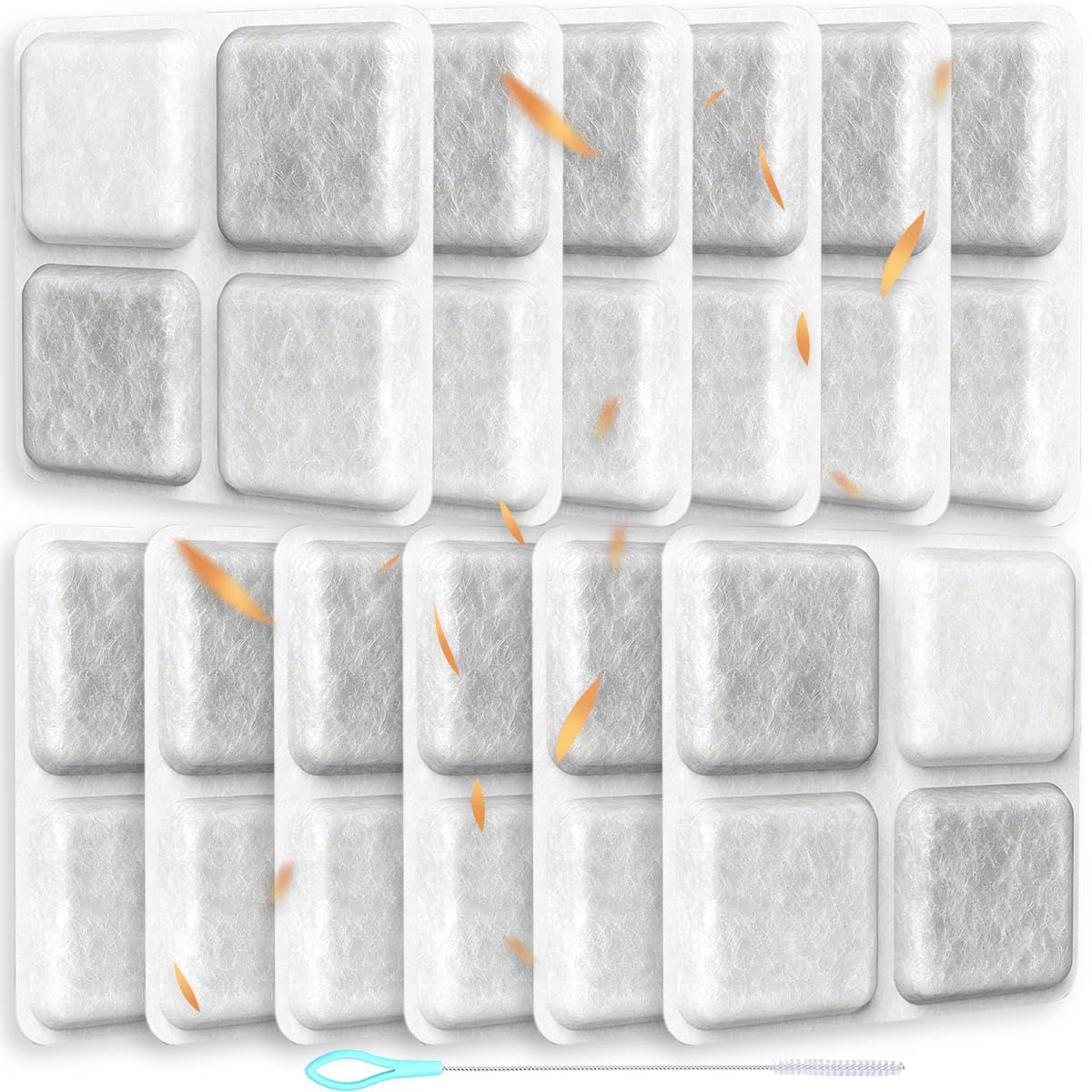Acmerota 12 Pack Pet Food Desiccant Bag Automatic Feeder Dry Bags Compatible for Petlibro PLAF001 PLAF002 PLAF101 PLAF005 PLAF006 Automatic Keep Cat Food & Dog Food Dry and Fresh