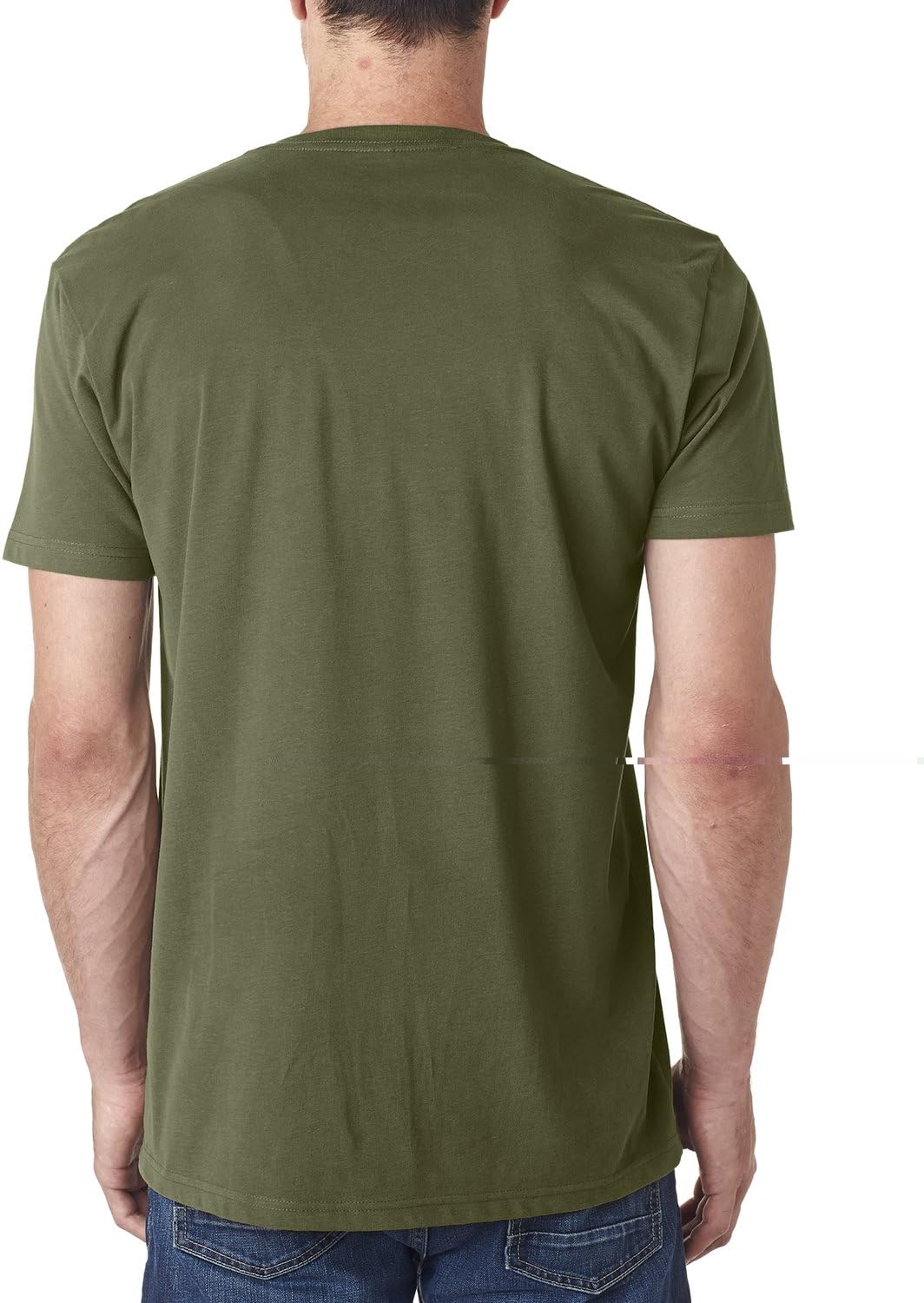 Next Level Men's Sueded XS MILITARY GREEN