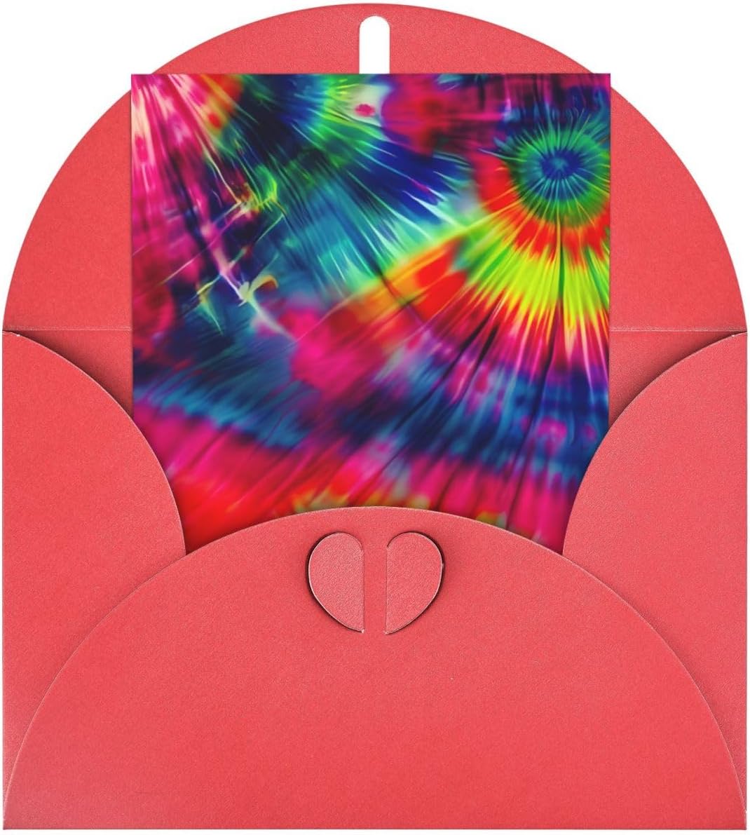 Color Tie Dye Print Cards And Envelopes Self-Seal Thank You Greeting Cards And All Occasions
