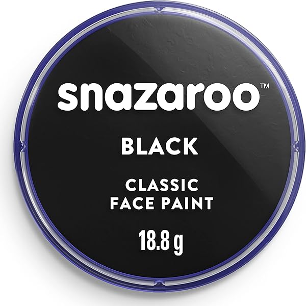 Snazaroo Peinture Visage Noir 18ml