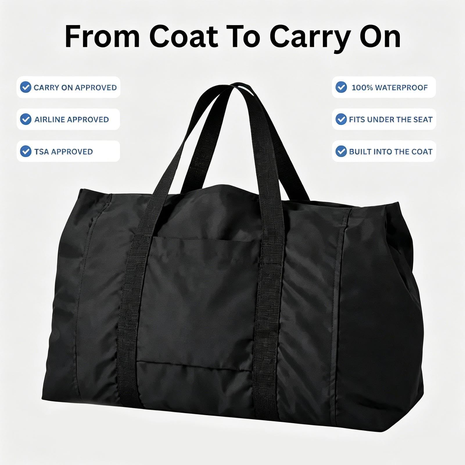 Générique Voyage Coat Travel with Hidden Pockets, 16 Pockets Zipper The Packable Travel Jacket Coat for 14lbs Clothes Airplane Camping