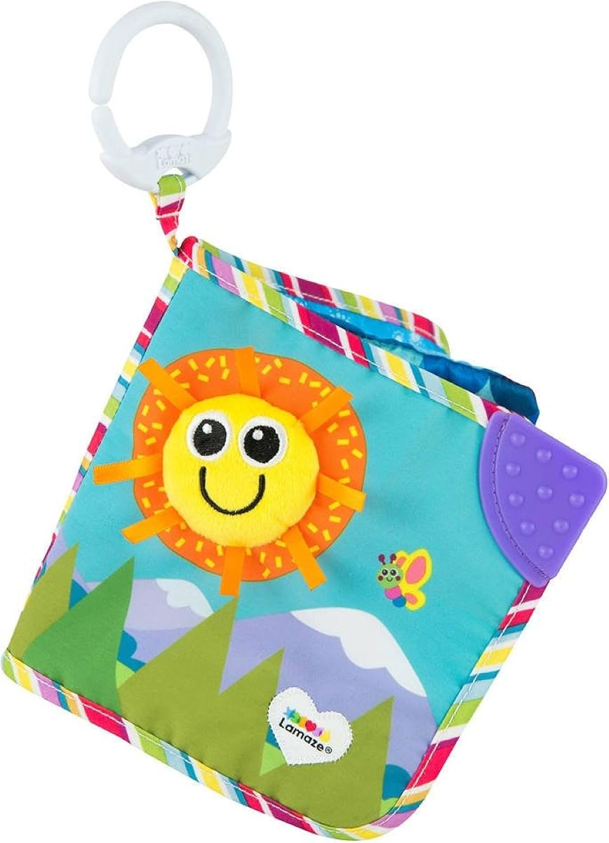 LAMAZE Fun Interactive Baby Book with Friendly Characters and Multiple Textures