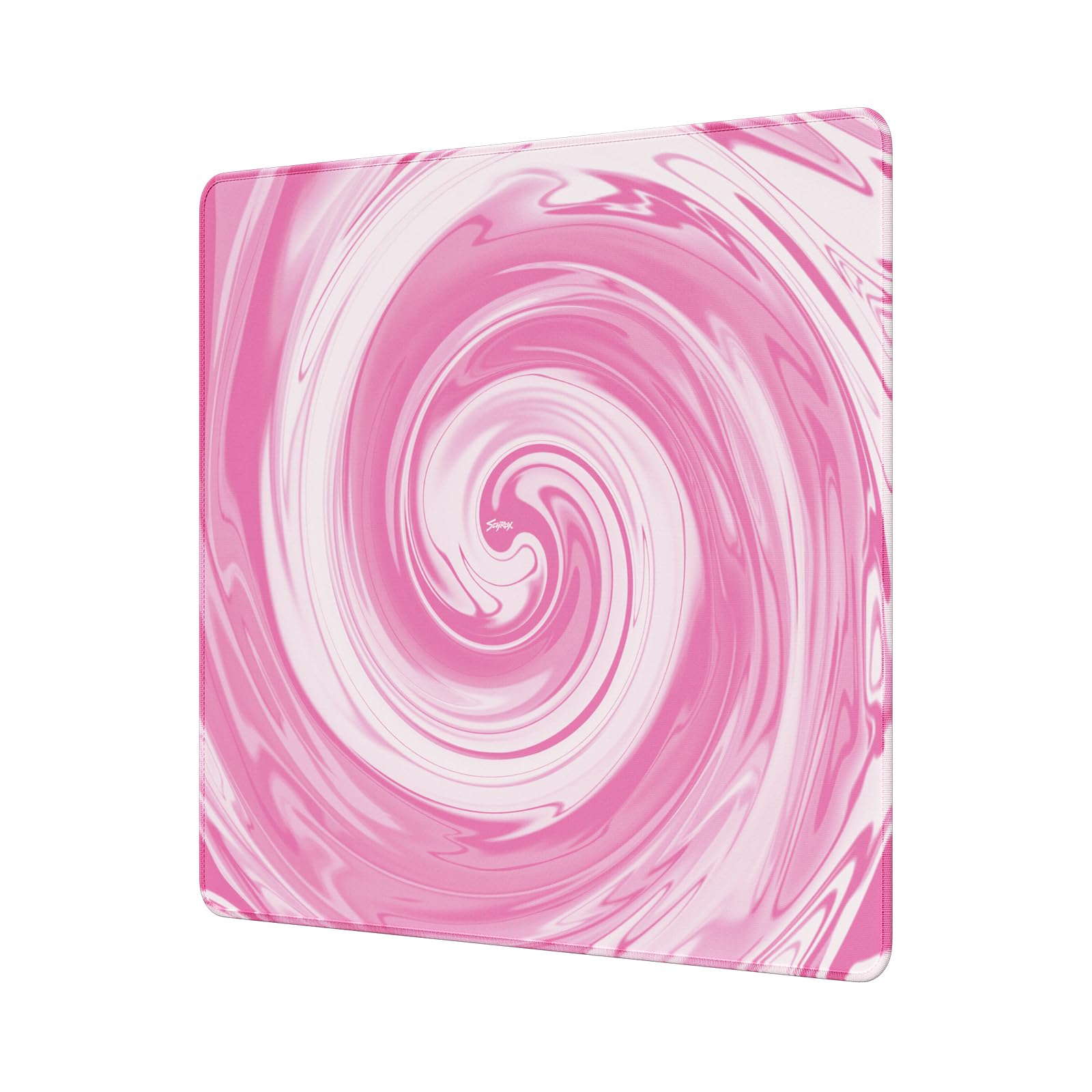 SCYROX Tornado Tappetino per mouse, 490 x 420 x 4 mm, superficie in tessuto resistente all'umidità e liscia, base antiscivolo personalizzata, cuciture strette e basse, controllo, imballaggio piatto